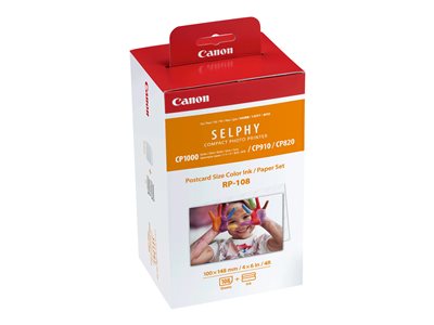  CANON  RP-108 - kit de casete con cinta de impresión y papel8568B001