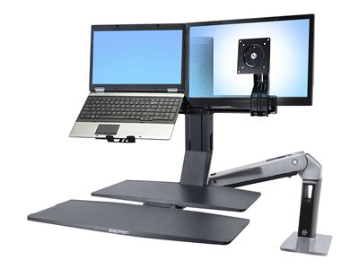  ERGOTRON  WorkFit Convert-to-LCD & Laptop Kit from Dual Displays, for WorkFit-S or WorkFit-C97-617