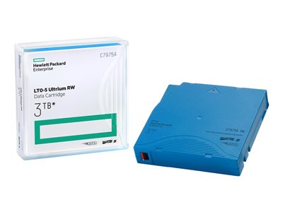  HPE  Ultrium RW Data Cartridge - LTO Ultrium 5 x 1 - 1.5 TB - soportes de almacenamientoC7975A
