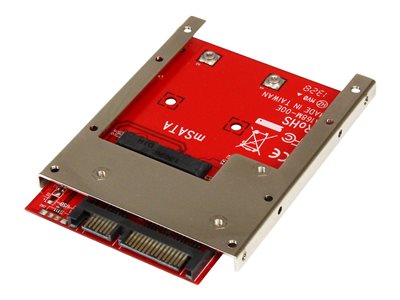  STARTECH.COM  Adaptador Conversor de SSD mSATA a SATA de 2,5 Pulgadas - Convertidor de Unidad mSATA - controlador de almacenamiento - SATA 6Gb/s - SATA 6Gb/sSAT32MSAT257