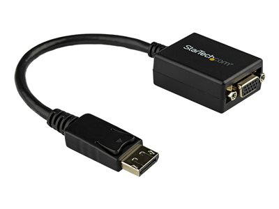  STARTECH.COM  Adaptador Conversor de Vídeo DisplayPort DP a VGA - Cable Convertidor Activo - Hembra VGA - Macho DP - Hasta 1920x1200 - adaptador de pantalla - 27.94 cmDP2VGA2