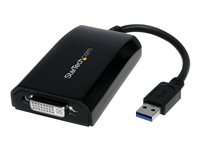 StarTech.com Cable Adaptador de Vídeo DVI USB 3.0 Conversor Tarjeta Gráfica Externa - 1x USB A Macho - 1x DVI-I Hembra - Hasta 2048x1152 - adaptador USB/DVI - USB Tipo A a DVI-I - 15.2 cm