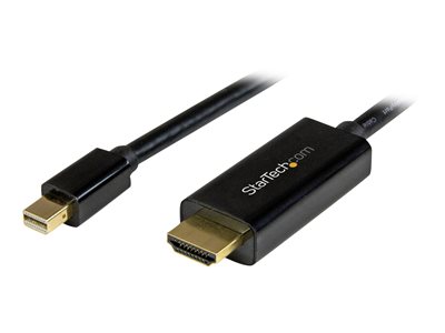  STARTECH.COM  Cable Conversor Mini DisplayPort a HDMI de 2m - Color Negro - Ultra HD 4K - cable adaptador - DisplayPort / HDMI - 2 mMDP2HDMM2MB