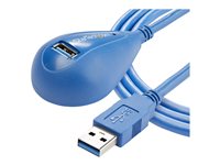 StarTech.com Cable de 1,5m de Extensión Alargador USB 3.0 SuperSpeed - Base Dock - Macho a Hembra USB A - Extensor de Sobremesa - Azul - cable alargador USB - USB Tipo A a USB Tipo A - 1.5 m