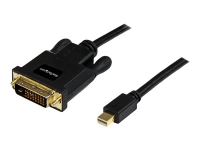  STARTECH.COM  Cable de 1,8m Adaptador de Vídeo Mini DisplayPort a DVI - Conversor Pasivo Mini DP Macho a DVI-D Macho - 1920x1200 - Negro - cable DisplayPort - 1.82 mMDP2DVIMM6B