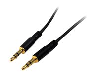 StarTech.com Cable de 3m Delgado de Audio Estéreo de 3,5mm - Macho a Macho - cable de audio - 3 m