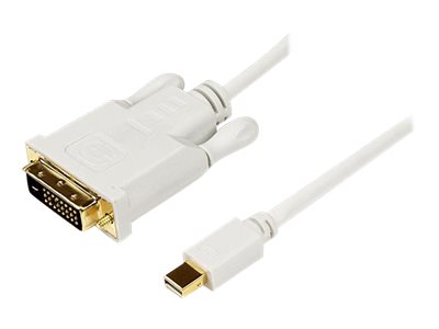  STARTECH.COM  Cable de 91cm Adaptador de Vídeo Mini DisplayPort a DVI - Conversor Pasivo Mini DP Macho a DVI-D Macho - 1920x1200 - Blanco - cable DisplayPort - 91.44 cmMDP2DVIMM3W