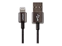 StarTech.com Cable Premium USB a Lightning de 1m con Conectores de Metal - Para iPad / iPhone / iPod - Certificado MiFi - Cable Lightning - Lightning / USB - 1 m