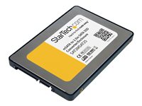 StarTech.com Caja Adaptadora  SATA de 2,5 Pulgadas para Unidad SSD mSATA - caja de almacenamiento - SATA