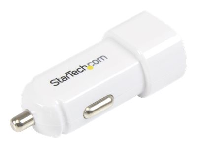  STARTECH.COM  Cargador Blanco USB de 2 Puertos para Coche - de Alto Poder (17W / 3,4A) adaptador de corriente para el coche - USB - 17 vatiosUSB2PCARWH