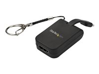 StarTech.com Compact USB C to HDMI Adapter, 4K 30Hz USB Type-C to HDMI 1.4 Video Display Converter with Keychain Ring, USB-C DP Alt Mode to HDMI Monitor Dongle, Thunderbolt 3 Compatible - USB-C Keychain Adapter (CDP2HDFC) - adaptador de vídeo - HDMI / USB