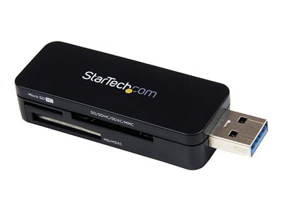  STARTECH.COM  Lector USB 3.0 Super Speed Compacto de Tarjetas de Memoria Flash SD MicroSD SDHC SDXC MMC Memory Stick Card Reader PC Mac - lector de tarjetas - USB 3.0FCREADMICRO3