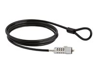 StarTech.com Seguro para Ordenador Portátil - Cable de 1,8 metros Candado con Combinación de 4 Dígitos para Ordenador Portátil - bloqueo de cable de seguridad