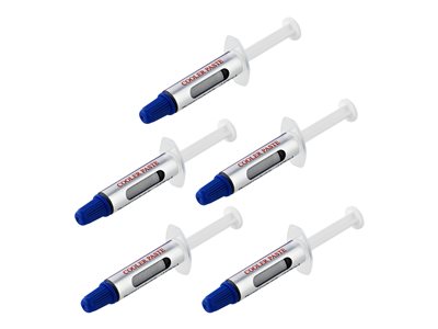  STARTECH.COM  Thermal Paste, High Performance Thermal Paste, Pack of 5 Re-sealable Syringes (1.5g / each), Metal Oxide Heat Sink Compound, CPU Thermal Paste, Thermal Glue, RoHS / CE - GPU Grease (SILV5-THERMAL-PASTE) - pasta térmica - alto rendimientoSILV5-THERMAL-PASTE