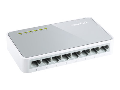  TP-LINK  TL-SF1008D 8-Port 10/100Mbps Desktop Switch - conmutador - 8 puertosTL-SF1008D