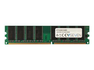  V7  - DDR - módulo - 1 GB - DIMM de 184 patillas - 400 MHz / PC3200 - sin búferV732001GBD