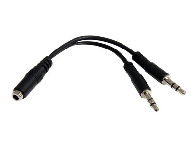 StarTech.com Cable de 2m de Extensión Alargador de Auriculares con  Micrófono Headset Mini-Jack 3,5mm 4 pines Macho a Hembra