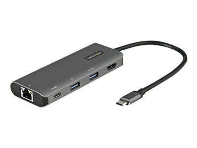 Hub USB C con datos USB C, adaptador HDMI 4K, adaptador Ethernet USB 1G, PD  de 100 W