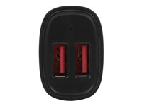 StarTech.com Cargador de Coche USB de Dos Puertos - 24W / 4,8A - Para Cargar 2 Tablets o Smartphones al Mismo Tiempo adaptador de corriente para el coche - USB - 24 vatios